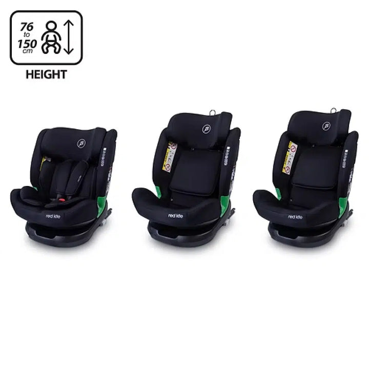 Redkite Evolve Recline Stage 123 Car Seat - Black