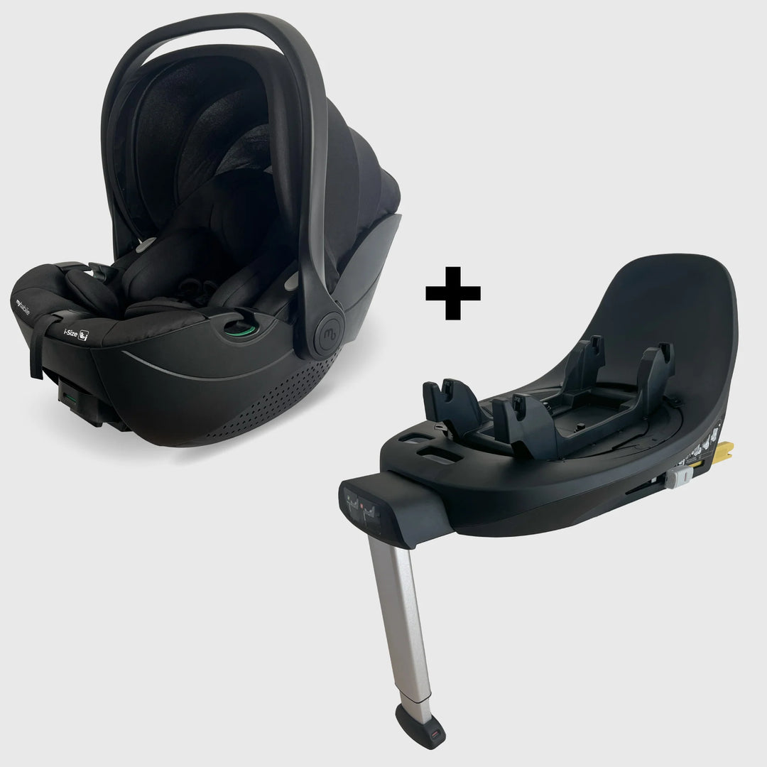 My Babiie MB450i 3in1 Travel System with Rotating Car Seat + Base - Chocolate