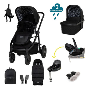 Cosatto Wow 3 Rotate & Recline Cozy Bundle - Silhouette