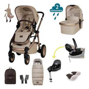 Cosatto Wow 3 Rotate & Recline Cozy Bundle - Whisper