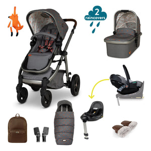 Cosatto Wow 3 Rotate & Recline Cozy Bundle - Foxling