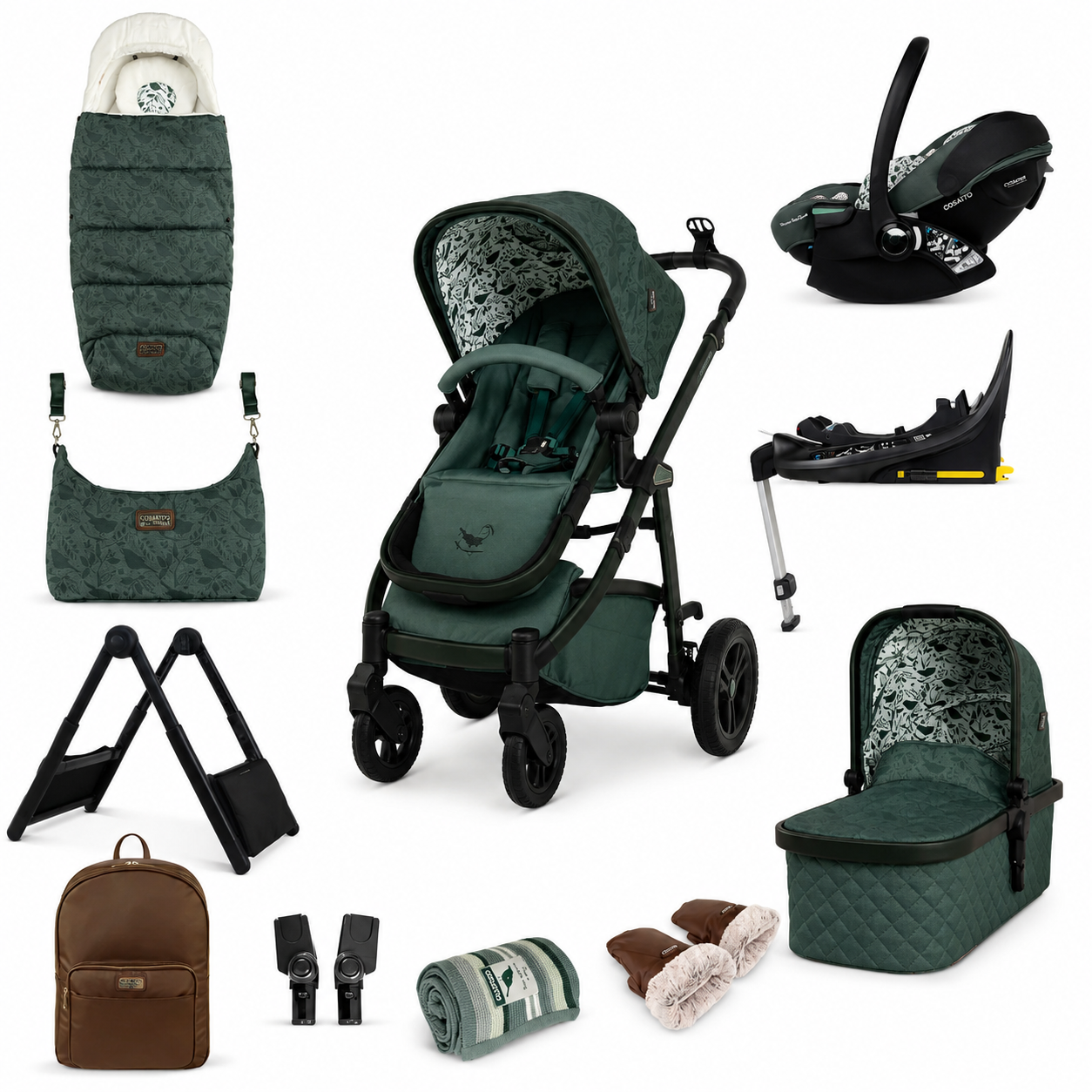 Cosatto Wow 3 Special Edition Mega Bundle - Wildwood