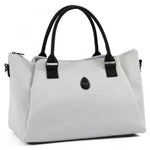 egg3 Overnight Bag - Houndstooth Silver