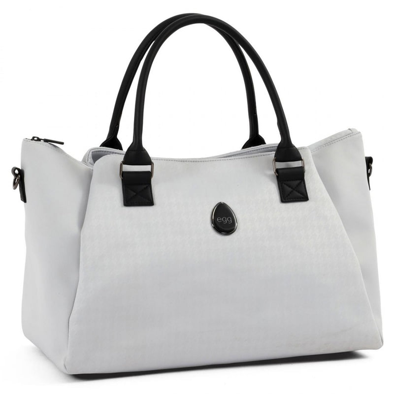 egg3 Overnight Bag - Houndstooth Silver