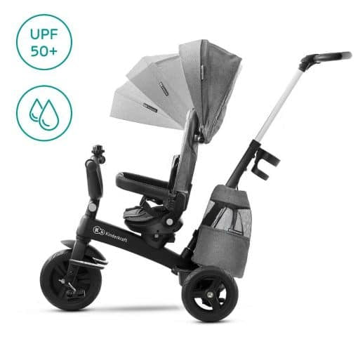 Kinderkraft Platinum Grey Easytwist Trike