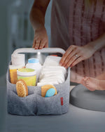 Skip Hop Light Up Diaper Caddy Organiser - Oat