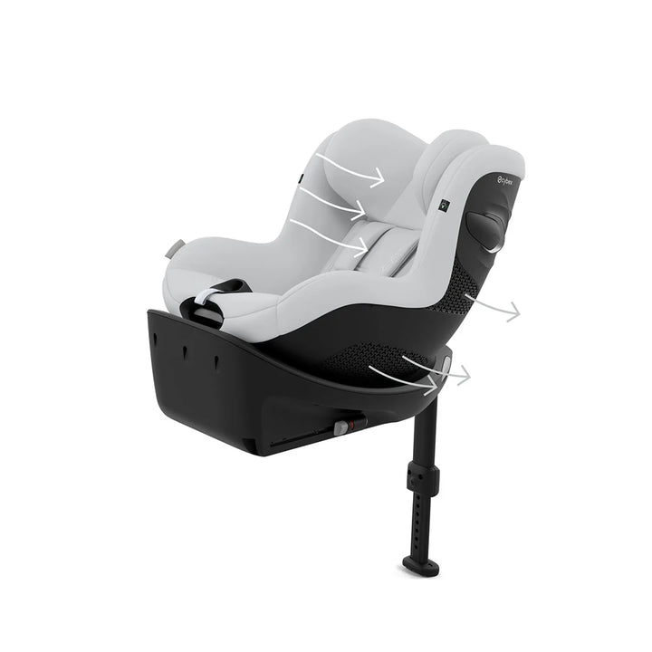 Cybex Sirona Gi i-Size 360 Car Seat - Fog Grey