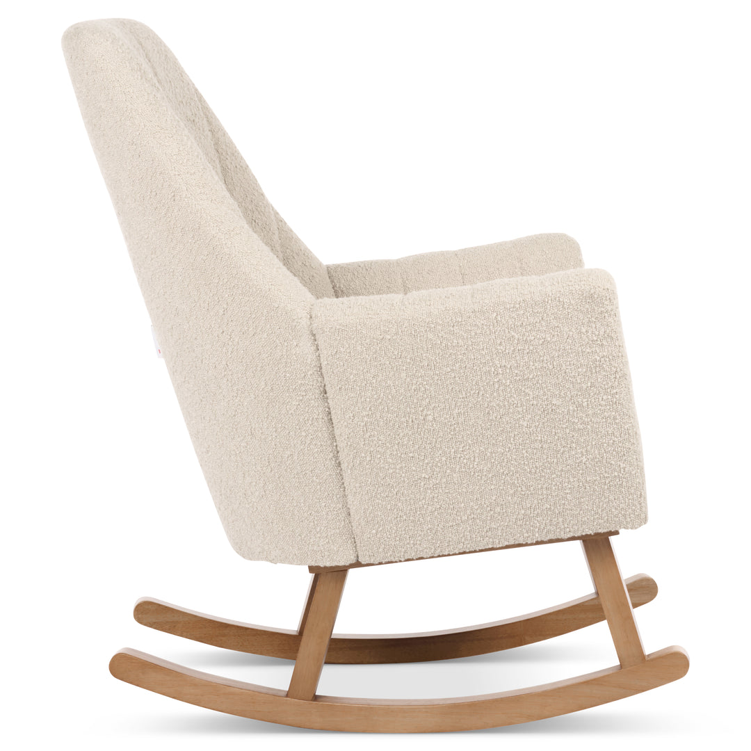 Tutti Bambini Jonah Luxe Rocking Chair & Foot Stool - Boucle Mushroom