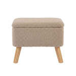 Bebe & Beyond Soother Nursing Chair + Stool – Boucle Collection Biscuit