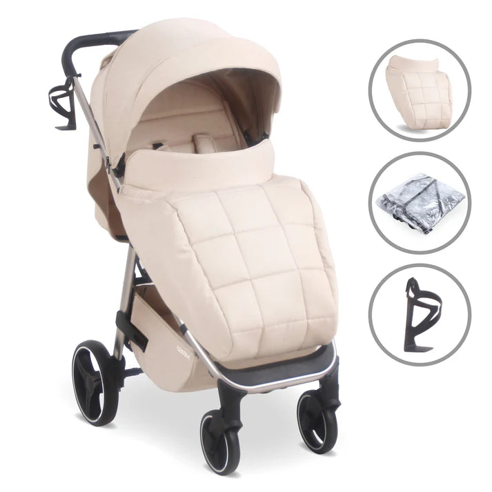 My Babiie MB160 Plus Pushchair - Oatmeal