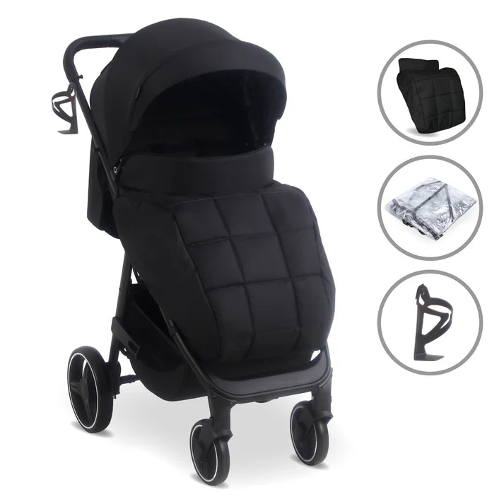 My Babiie MB160 Plus Pushchair - Black Leopard
