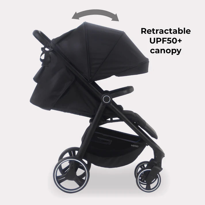 My Babiie MB160 Plus Pushchair - Black Leopard