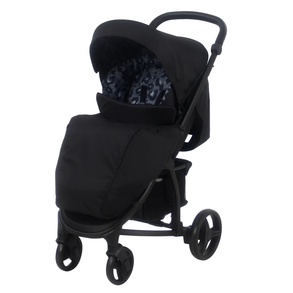 My Babiie MB200i 3-in-1 Travel System with i-Size Car Seat - Black Leopard