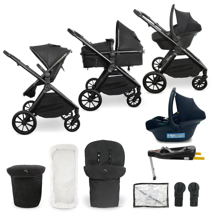 My Babiie MB220 3in1 + Base Travel System - Black
