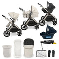My Babiie MB220 3in1 + Base Travel System - Ivory