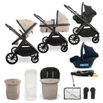 My Babiie MB220 3in1 + Base Travel System - Mink