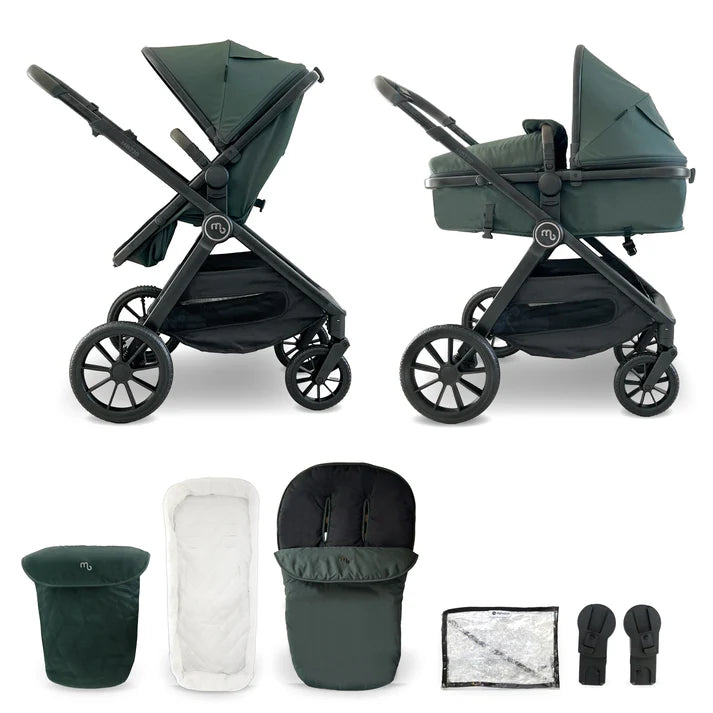 My Babiie MB220 2in1 Pramette - Forest Green