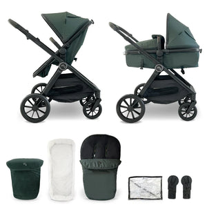 My Babiie MB220 2in1 Pramette - Forest Green