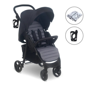 My Babiie MB30 Plus Pushchair - Black/Grey