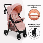 My Babiie MB30 Plus Pushchair - Pink Leopard