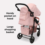 My Babiie MB30 Plus Pushchair - Pink Leopard