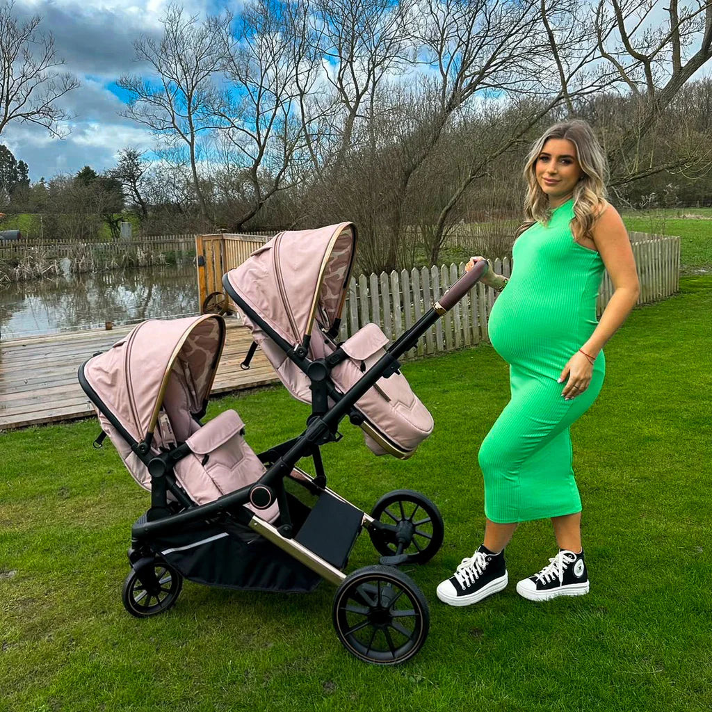 My Babiie MB33 Dani Dyer Giraffe Tandem Pushchair