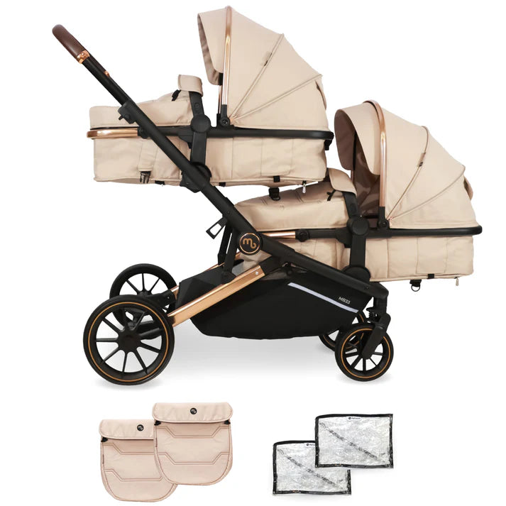 My Babiie MB33 Dani Dyer Giraffe Tandem Pushchair