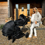 My Babiie MB33 Dani Dyer Black Leopard Tandem Pushchair