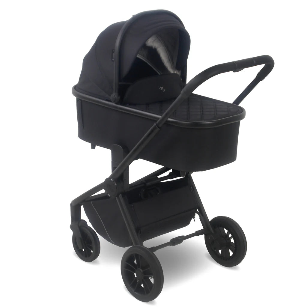 My Babiie MB450i 3in1 Travel System with Rotating Car Seat + Base - Black