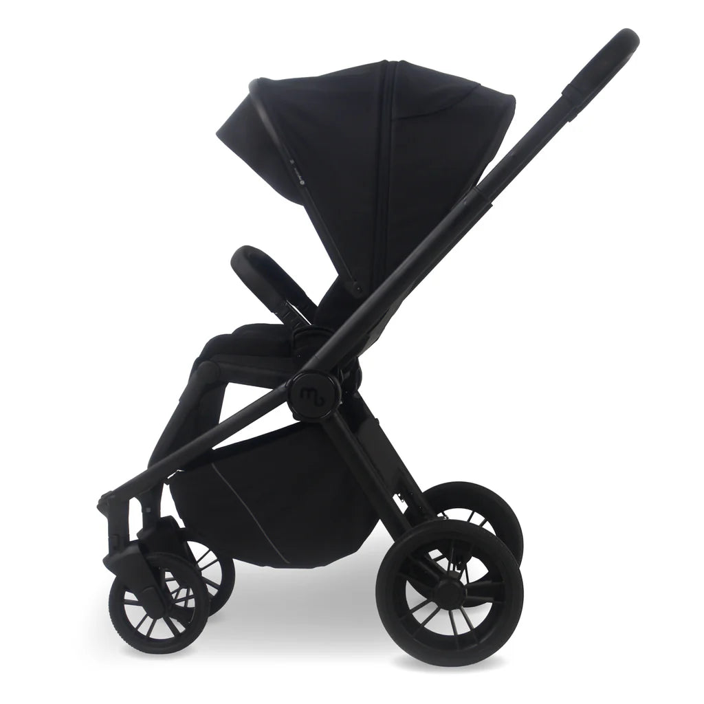 My Babiie MB450i 3in1 Travel System with Rotating Car Seat + Base - Black