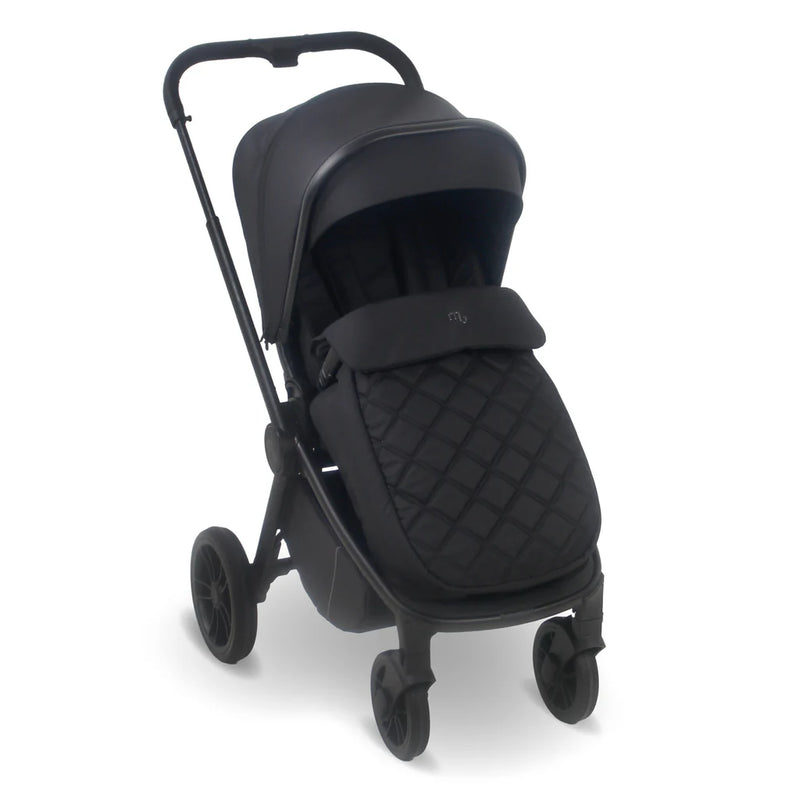 My Babiie MB450i 3in1 Travel System with Rotating Car Seat + Base - Black