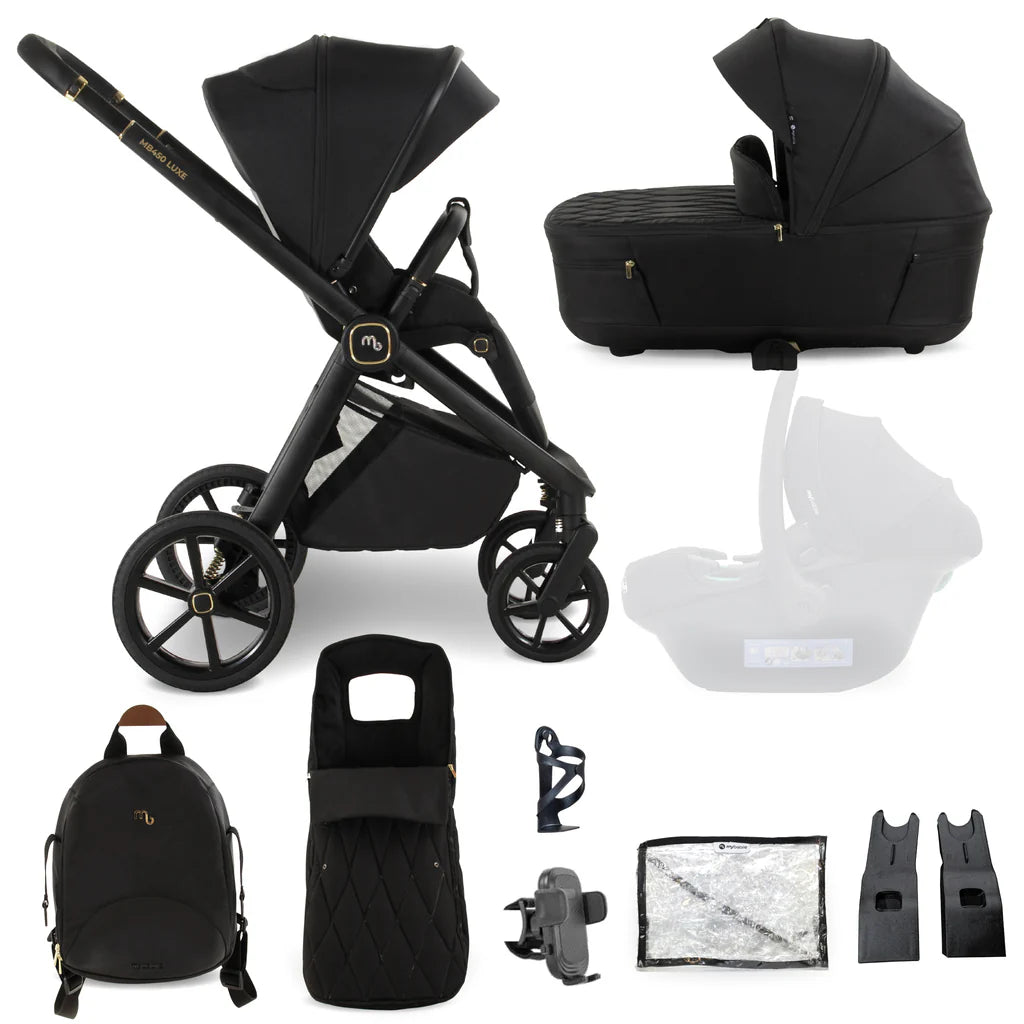My Babiie MB450 Luxe Travel System - Black