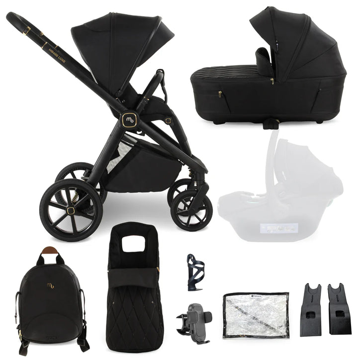 My Babiie MB450 Luxe Travel System - Black