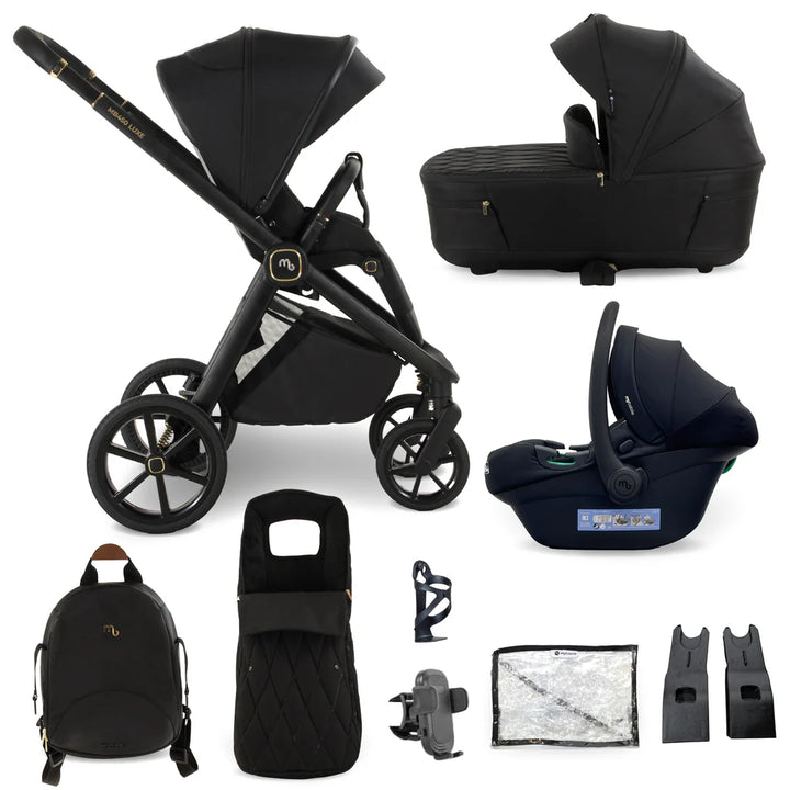My Babiie MB450 Luxe Travel System - Black