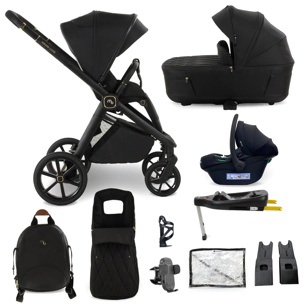 My Babiie MB450 Luxe Travel System - Black