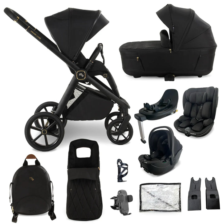 My Babiie MB450 Luxe Travel System - Black