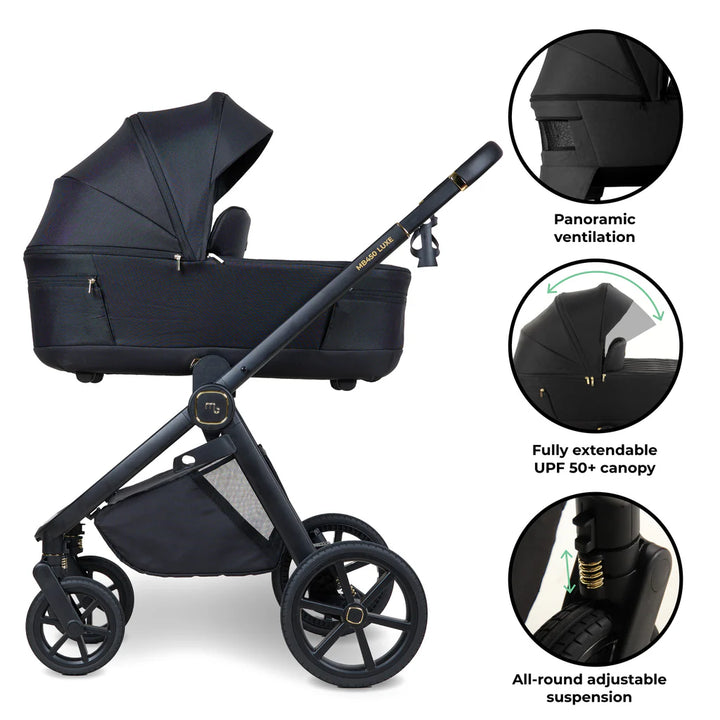 My Babiie MB450 Luxe Travel System - Black