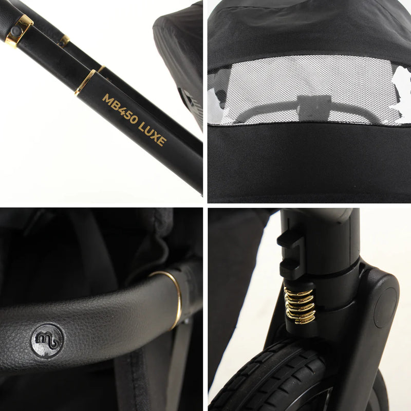 My Babiie MB450 Luxe Travel System - Black