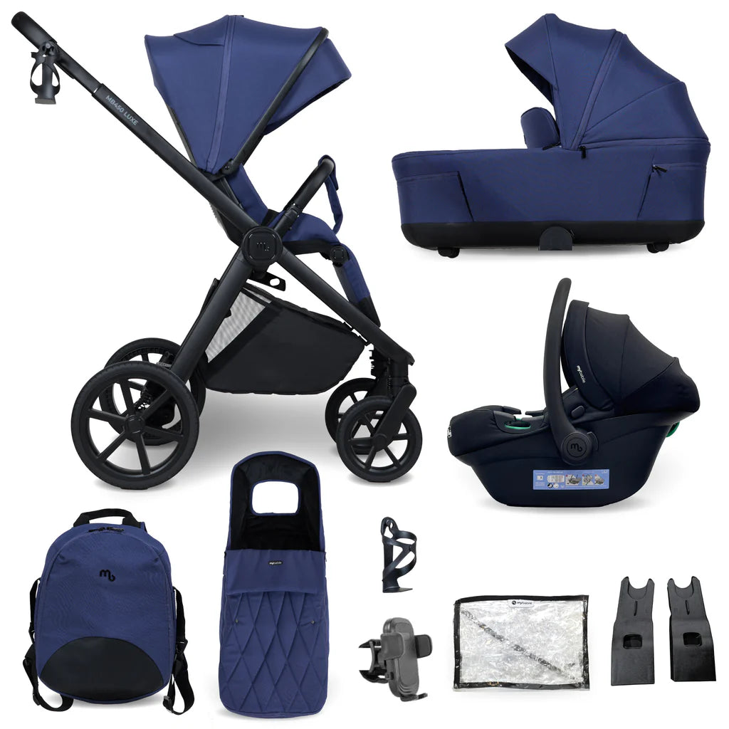 My Babiie MB450 Luxe Travel System - Indigo