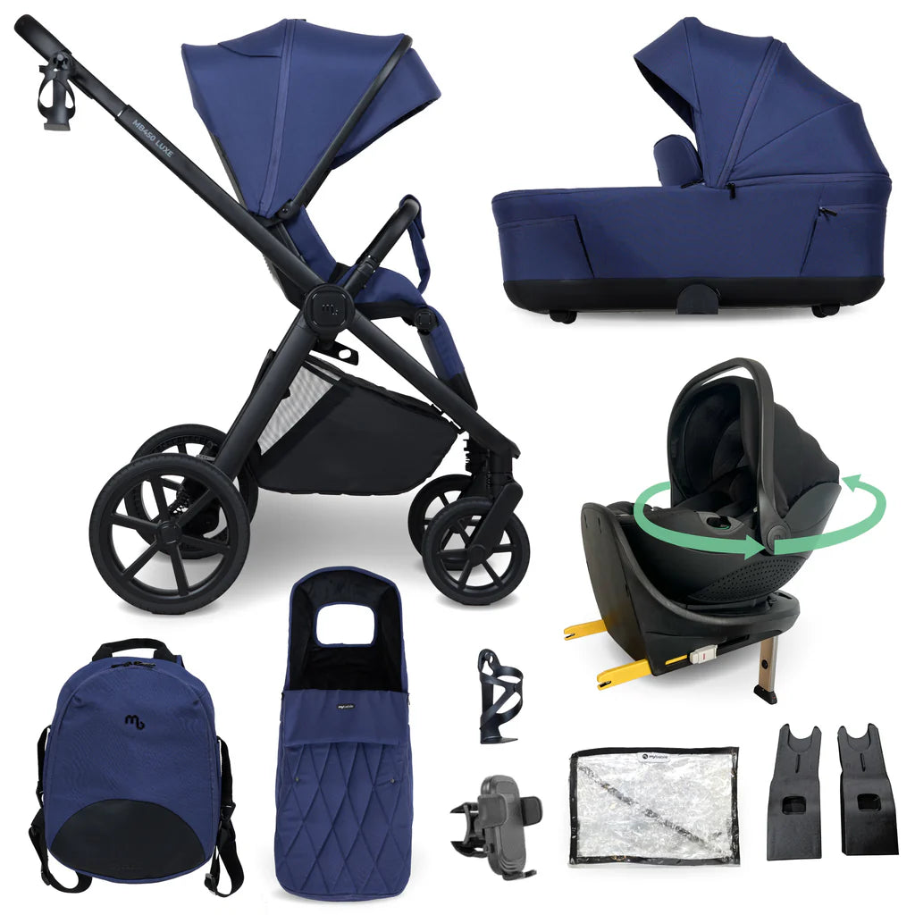 My Babiie MB450 Luxe Travel System - Indigo