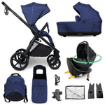 My Babiie MB450 Luxe Travel System - Indigo