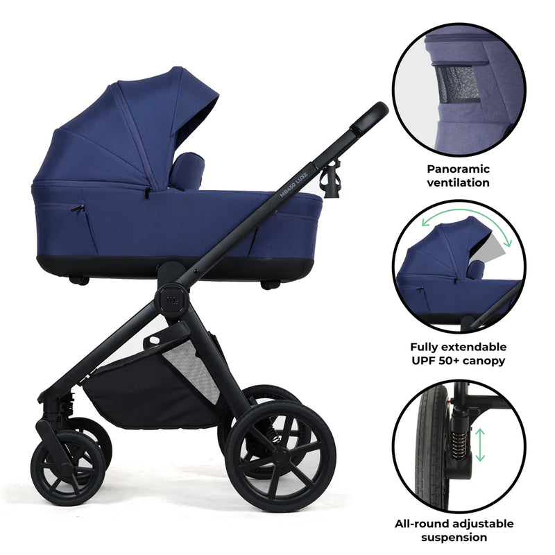 My Babiie MB450 Luxe Travel System - Indigo