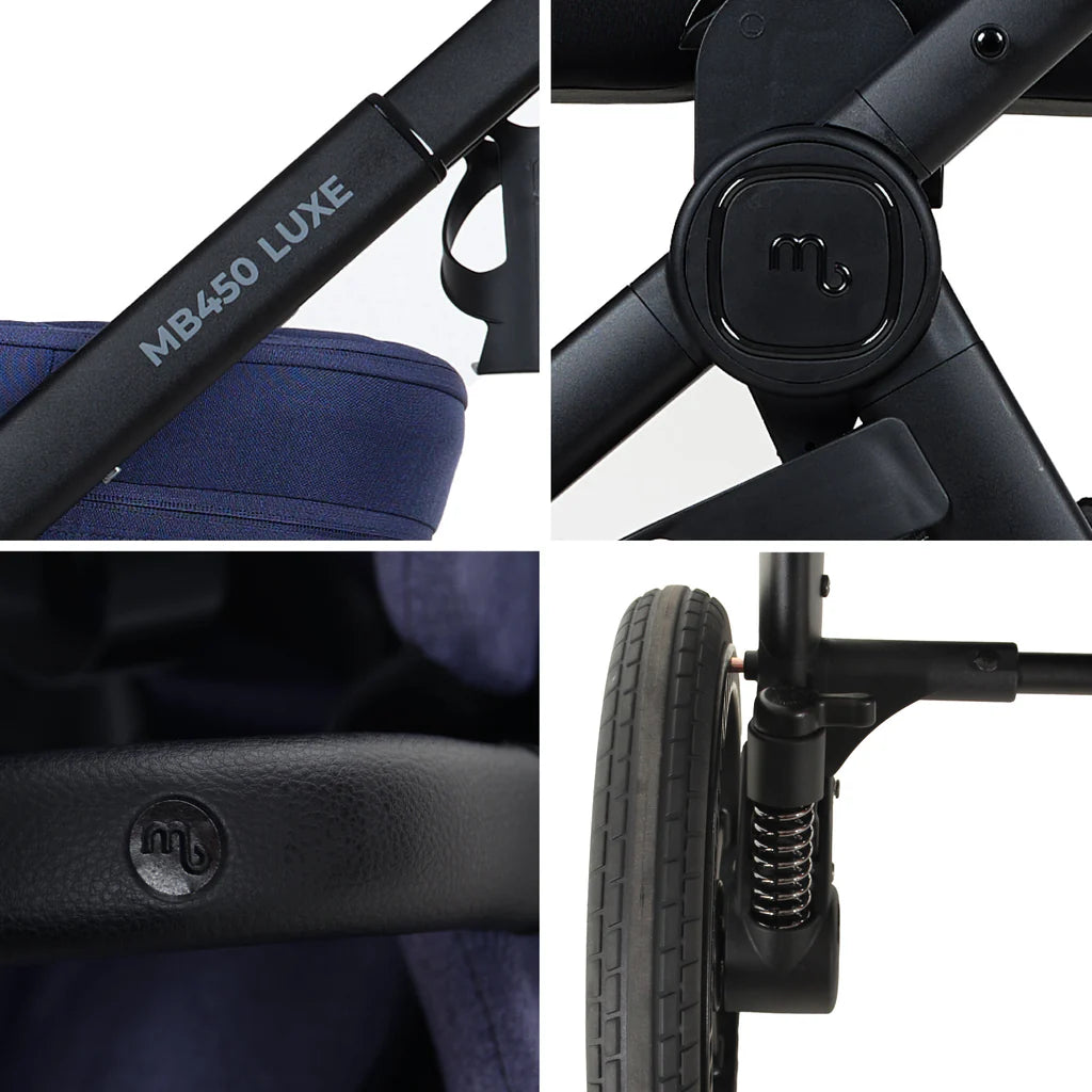 My Babiie MB450 Luxe Travel System - Indigo