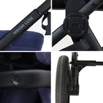 My Babiie MB450 Luxe Travel System - Indigo
