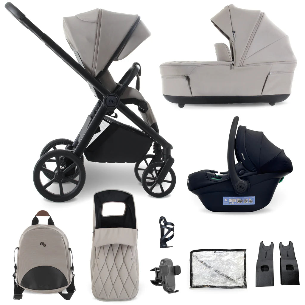 My Babiie MB450 Luxe Travel System - Mink