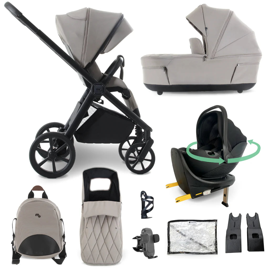 My Babiie MB450 Luxe Travel System - Mink