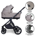 My Babiie MB450 Luxe Travel System - Mink