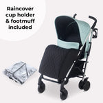 My Babiie MB51 Plus Stroller - Quilted Aqua