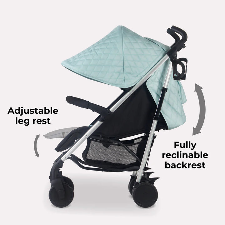 My Babiie MB51 Stroller - Quilted Aqua