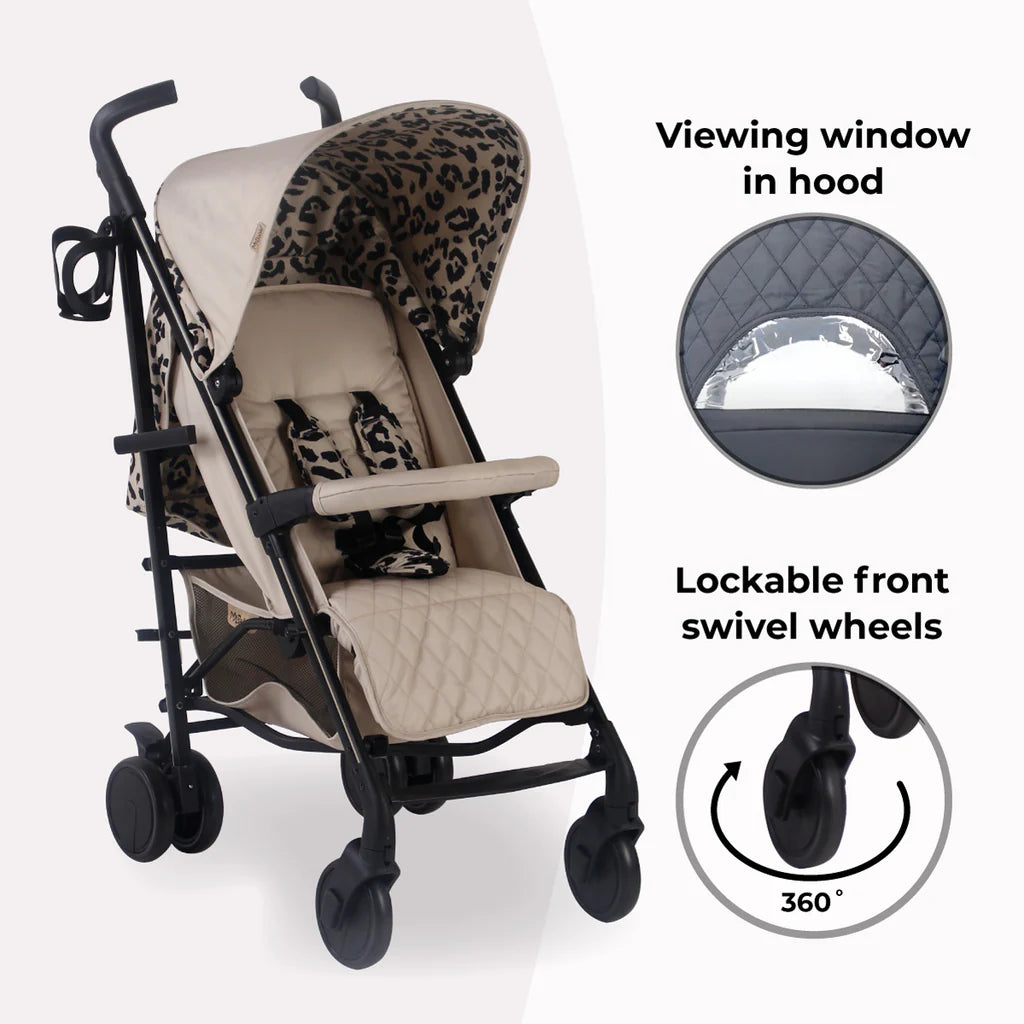 My Babiie MB51 Stroller - Fawn Leopard